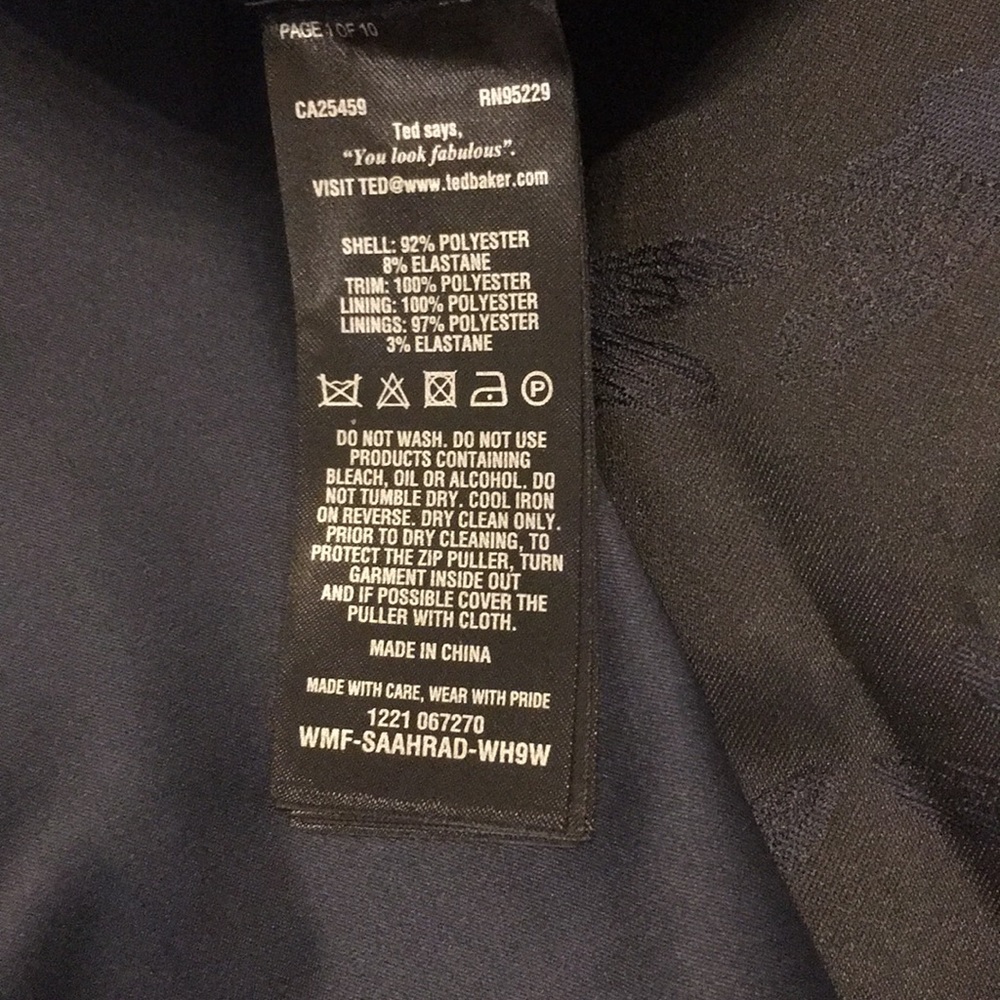 Ted Baker Saahrad Embroidered Floral Shift Dress - Picture 5 of 5